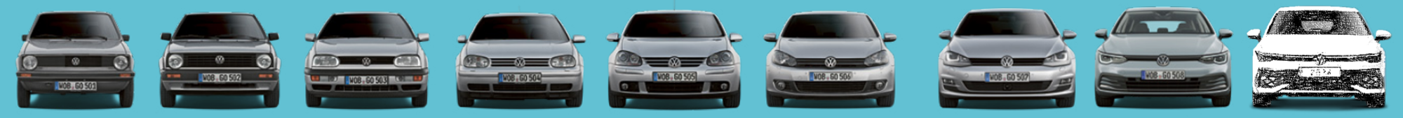 Volkswagen Golf 1 bis 8 | Autohaus Burkard 