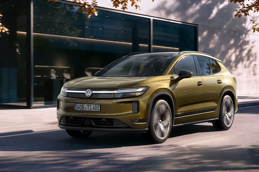 VW ID. Tiguan während der Fahrt